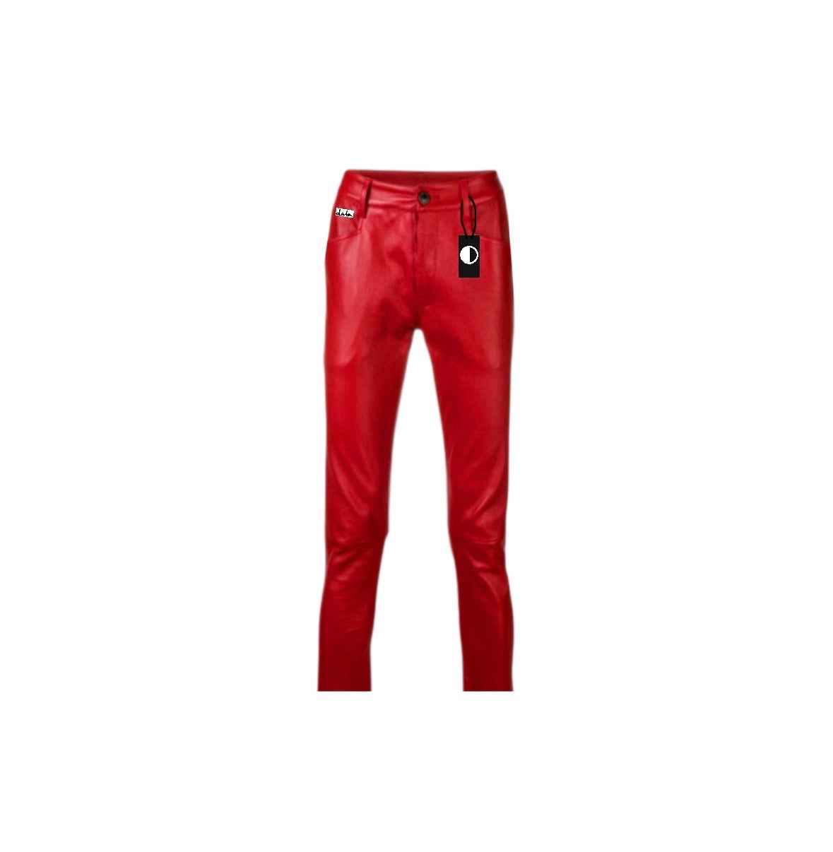 RED LEATHER PANTS